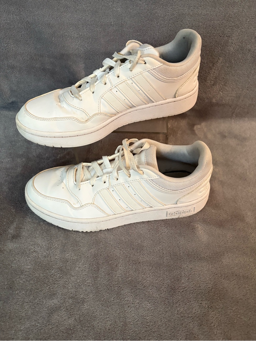adidas White Low-Top Women's Casual Sneakers